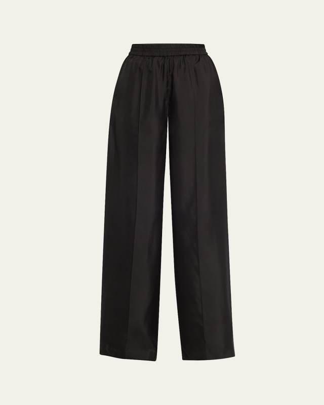 Anson Pull-On Silk Pants
